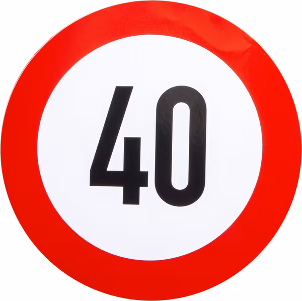 Autocollant de signalisation · réf. BF40S