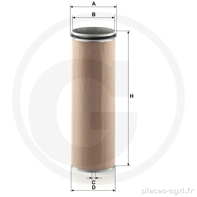 MANN FILTER Filtre à air vue 3