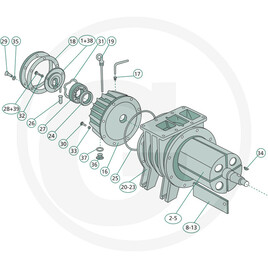 Jurop Boitier de pompe · réf. 4051687500500
