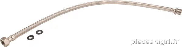 Tuyau cpl. 1/2"x1/2", 65cm · réf. 1614066165