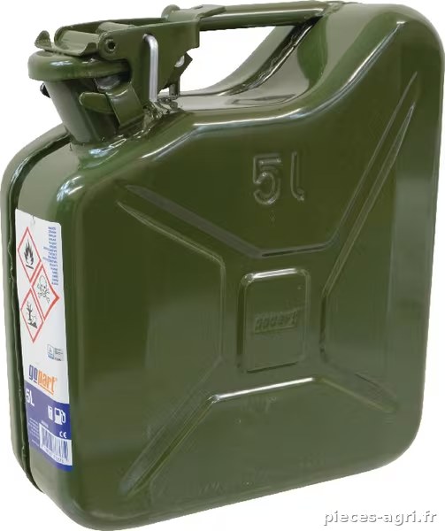 Jerrican métal 5 litres vert · réf. JK575025