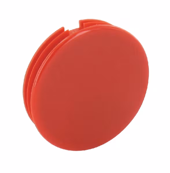 Couvercle rouge Ø28mm · réf. KNOP280K