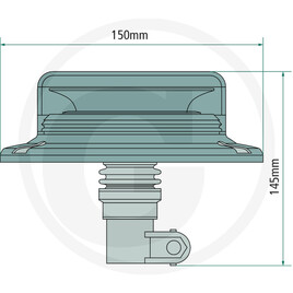 GRANIT Gyrophare à LED avec ceinture · réf. 12271712
