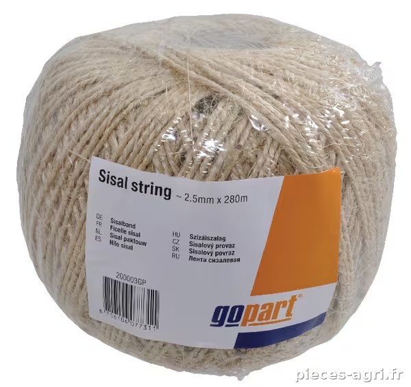Corde de sisal env. 2.5x60mm · réf. 200001GP