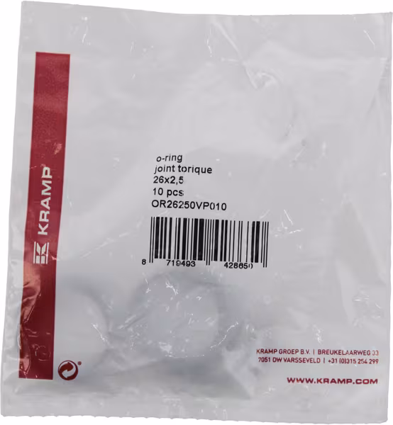 Joint torique 26x2,5 75 shore Viton 10x · réf. OR26250VP010