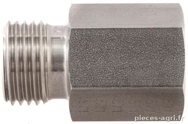 Raccord à filetage femelle 8S x 1/4" BSP SS vue 4