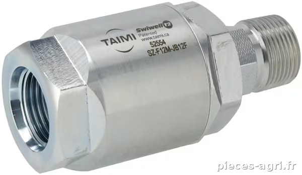 Raccord pivotant M 1" NPT x F 1-5/16 JIC · réf. SZF16MJB16F