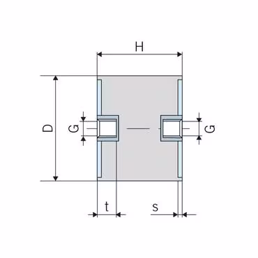 Silent bloc TYPE C vue 2