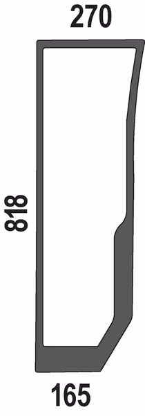 Fenêtre avant inférieure droite · réf. 44910446N