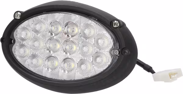Phare de travail LED, 24 W, 3220 lm, ovale, Kramp · réf. LA10430