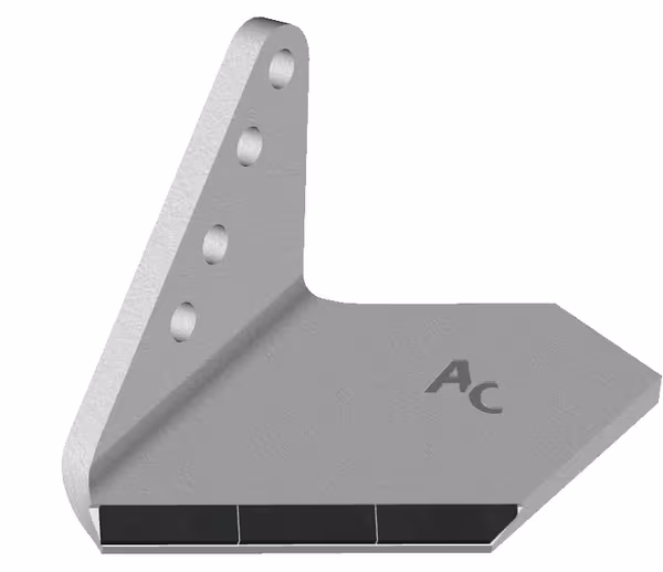 Soc à ailettes G, carbure · réf. ADH0854G