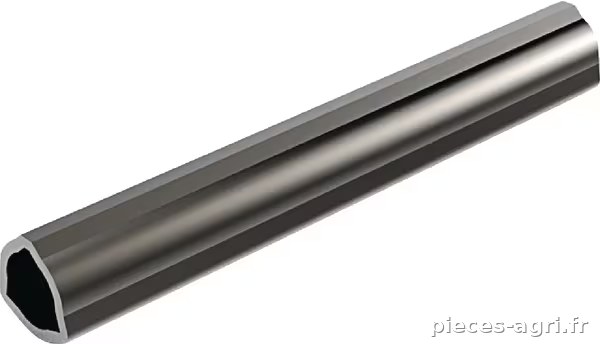 Tube profilé extérieur AB5, triangulaire, diamètre 51,5 x 45,5 x 3 mm, longueur : 1 000 mm · réf. 6105203100
