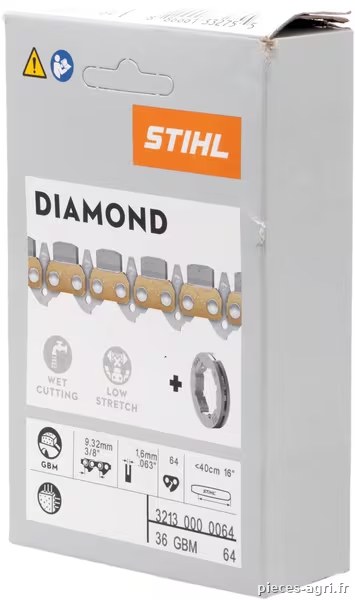 Chaîne de coupe diamantée · réf. 32130000064