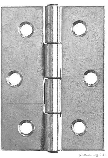Charnière d'angle 76x21mm 2pc. · réf. 0960150302301