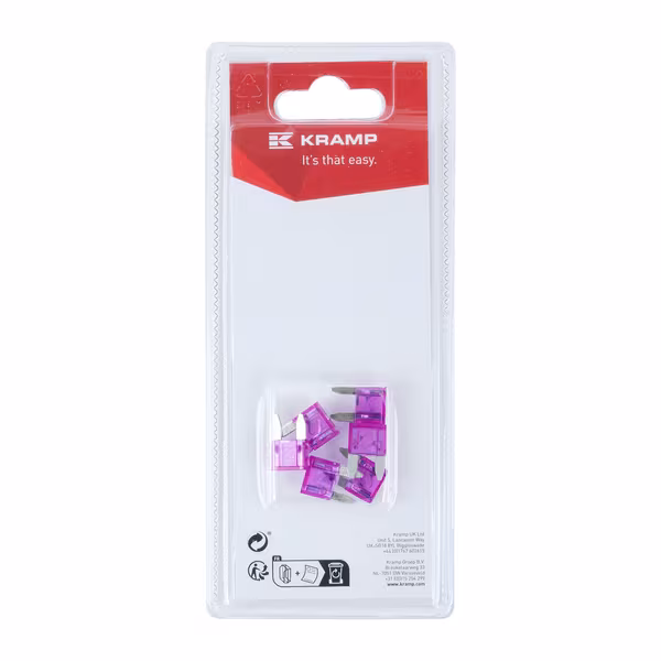 Fusible 3A x 16,3mm, mini (6) · réf. KRSI20261P06B
