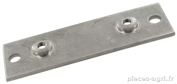 Plaque à visser inox Gr.5 vue 2