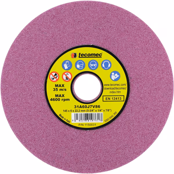 Meule d'affûtage 145x6x22mm · réf. FGP015143
