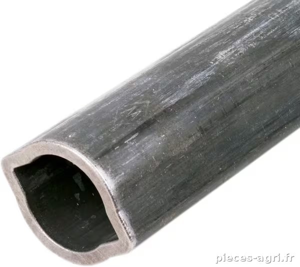 Tube profilé intérieur 1b, couleur citron, diamètre 49 x 39,5 x 4,5 mm, longueur : 800 mm · réf. 752515800