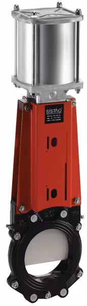 Vanne guillotine pneum. DN100 · réf. DN100VNCN
