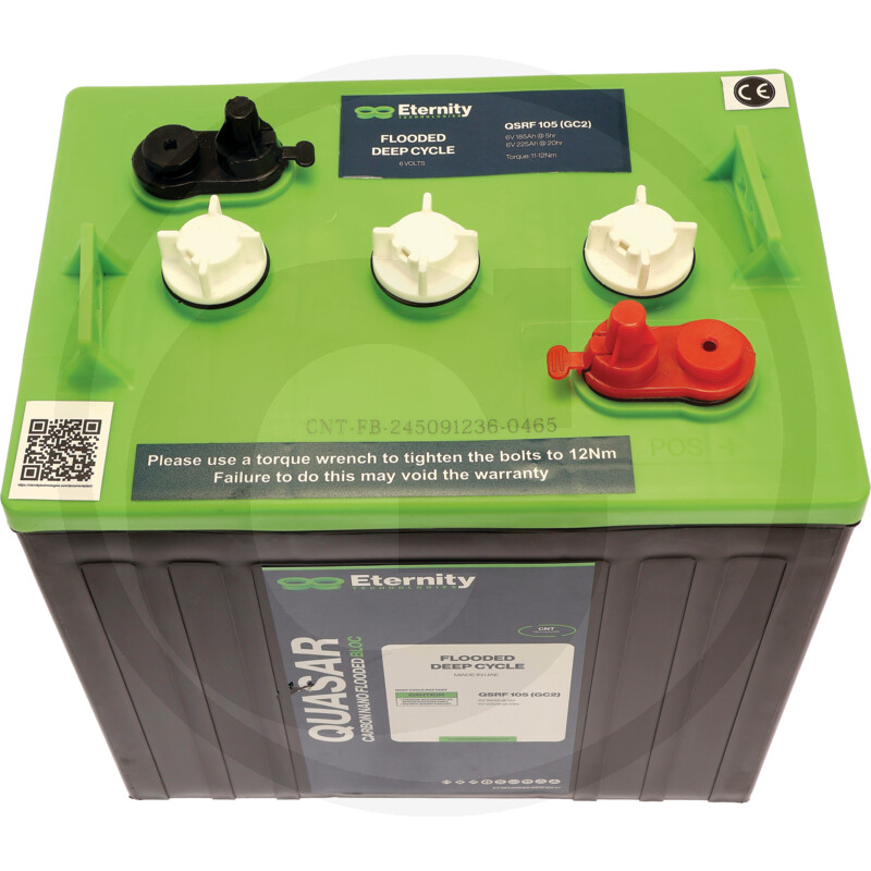Eternity Batterie de traction 6 V, 225 Ah, C20, U vue 3