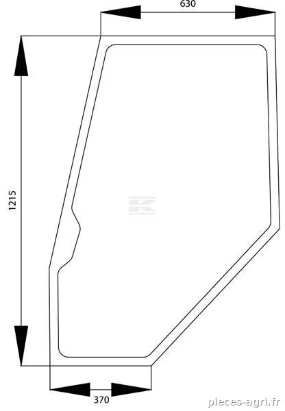 Vitre de porte vue 2