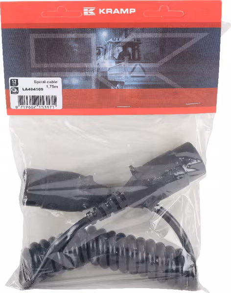 Câble spiralé 12 V/7 broches - 1,75 m · réf. LA404109