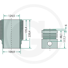 KS Kit cylindrée complet · réf. 75799775960