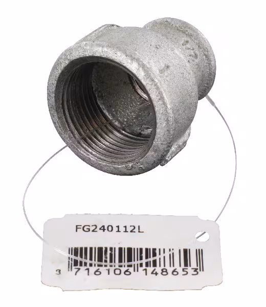 Raccord zin fem 1"x1/2" · réf. FG240112L