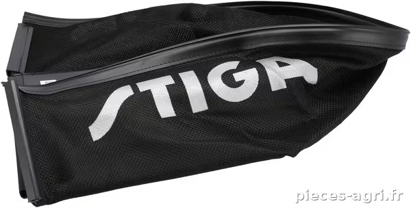 Sac à herbe hybride en textile noir "Stiga" · réf. 1811023310