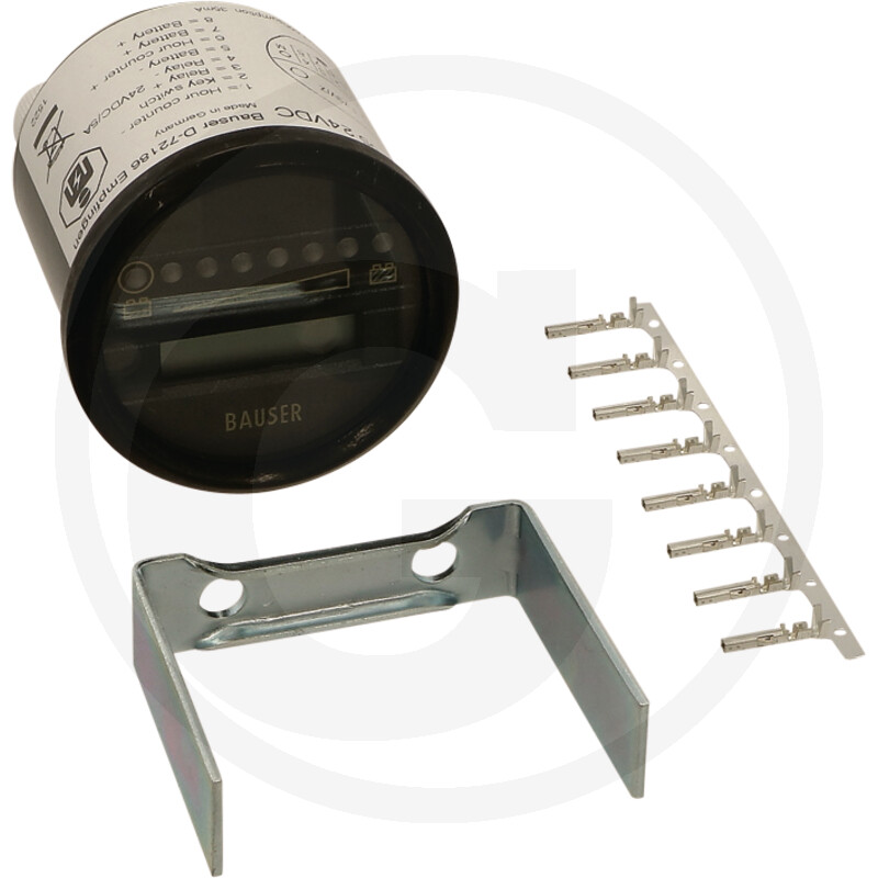 TREX.PARTS Compteur d'heures a. indicateur décharge vue 2
