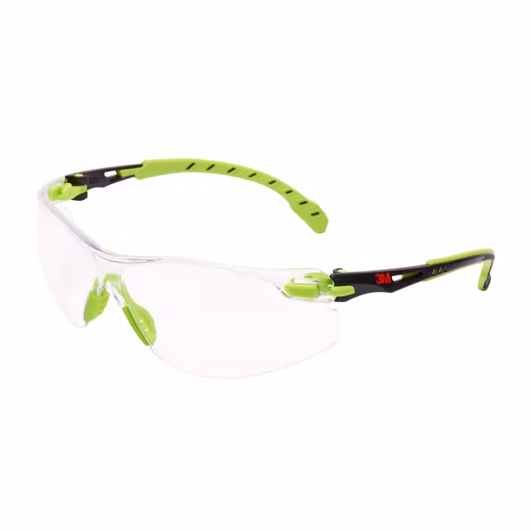Lunettes de sécurité Solus™ 1000 Vert/Noir Verres transparents · réf. S1201SGAFKT