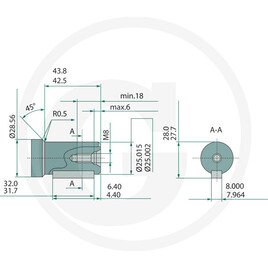WHITE Moteur OMR-X 200, Ø : 25 mm vue 6