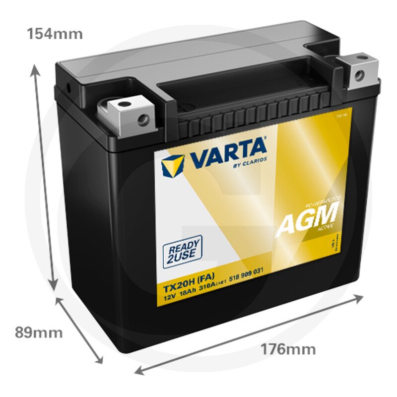Varta Powersports AGM · réf. 19016425