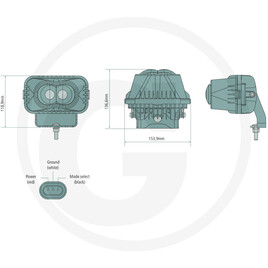J.W. SPEAKER Lampe de zone d'avertissement Projecteur vue 6