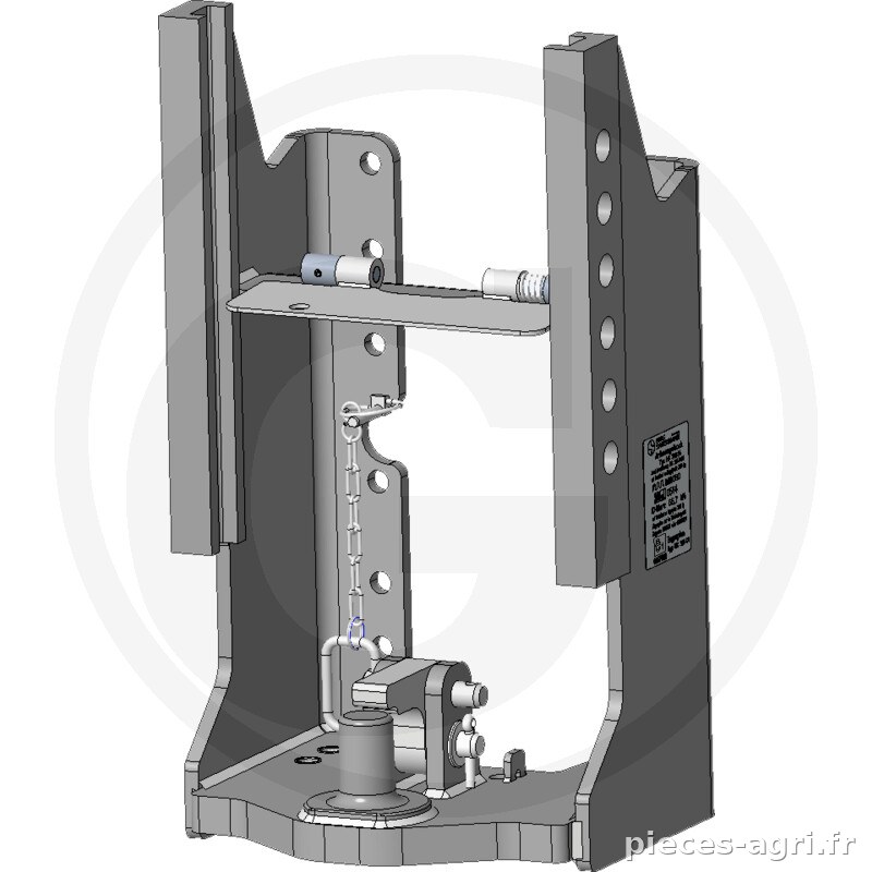Sauermann Support d'attelage avec glissières vue 2