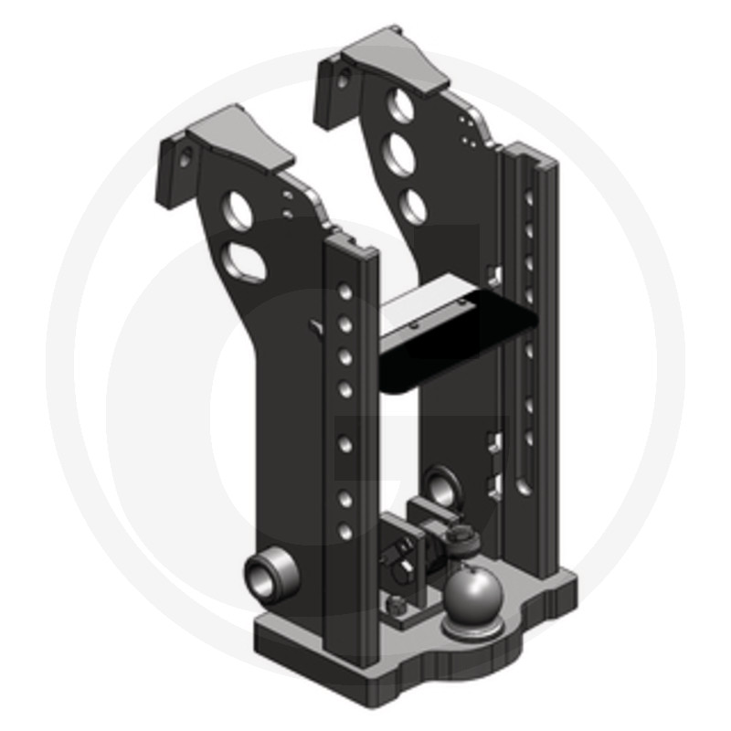 Scharmüller Support d'attelage avec glissières · réf. 77700190802
