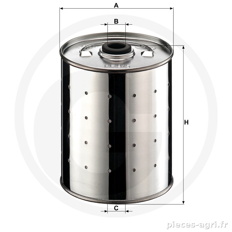 MANN FILTER Filtre à huile moteur vue 3