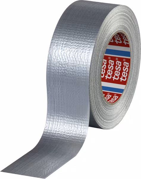 Ruban adhésif PCR robuste 50 m x 50 mm argent · réf. T604620000200