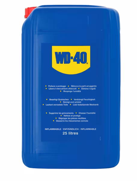 WD-40® produit multifonction bidon de 25 litres · réf. WD4025000