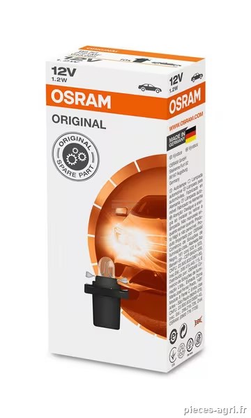 Ampoule 2721MF 1.2W 12V B8.5D UNV1 vue 3
