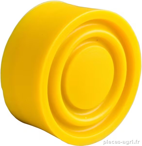 Caoutchouc bouton pouss. jaune · réf. ZBP015