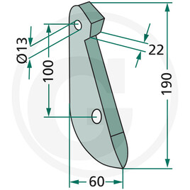GRANIT Heavy Duty Soc de semoir vue 2