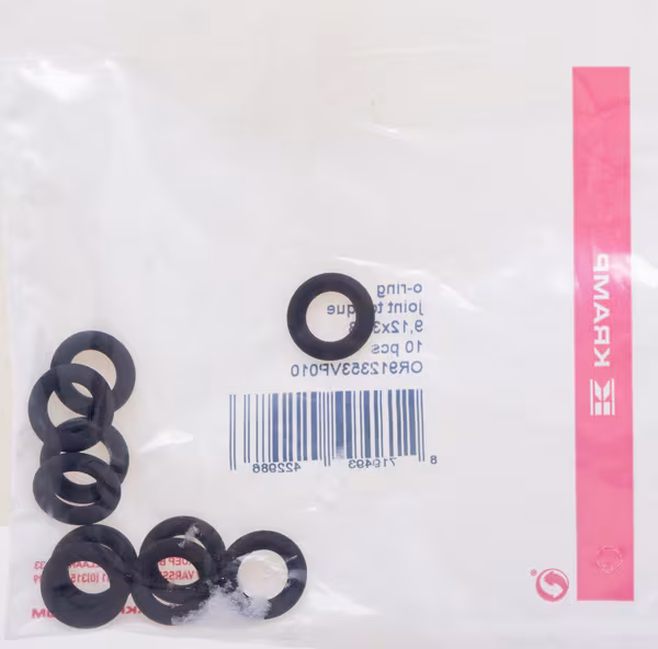 Joint torique 9,12 x 3,53 75 shore Viton 10x · réf. OR912353VP010