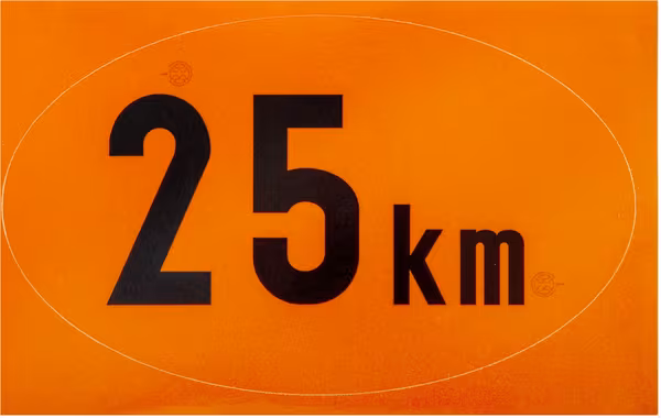 Panneau de signalisation en PV · réf. BF25AOVAL