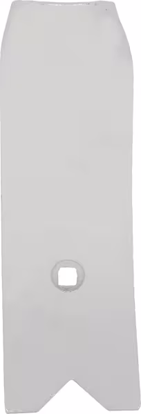 Plaque déflectrice 310x100mm, courbée, 1 trou, adaptée pour Unia · réf. 1738050020N