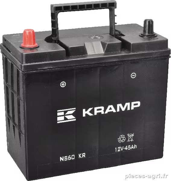 Batterie 12V 45Ah 350A Kramp · réf. NS60KR