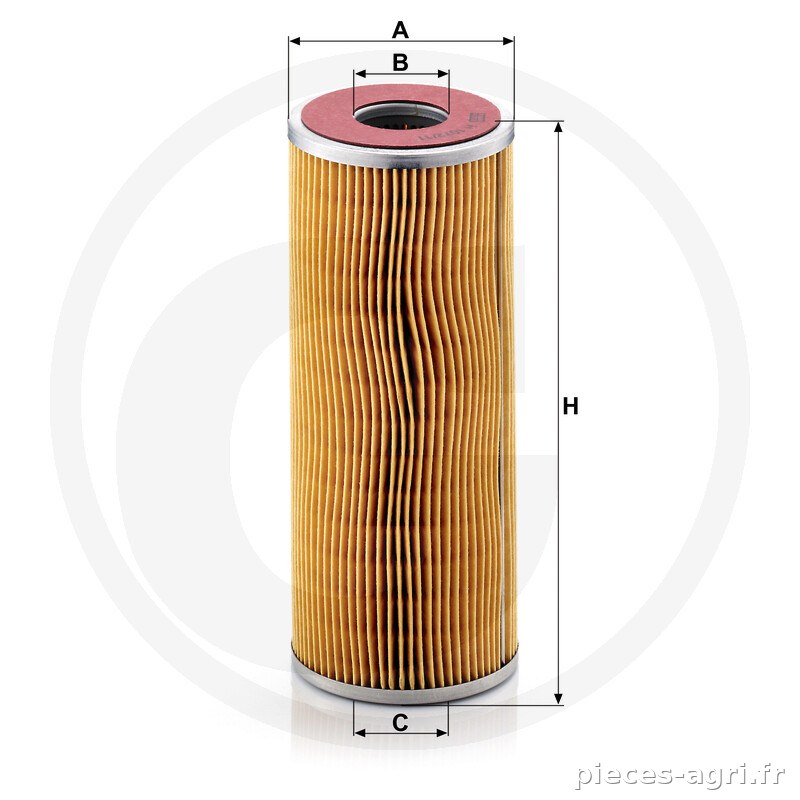 MANN FILTER Filtre à huile moteur vue 3
