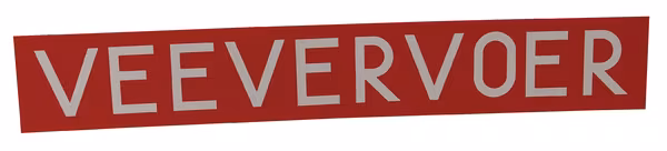 Panneau "veevervoer" · réf. WB2100