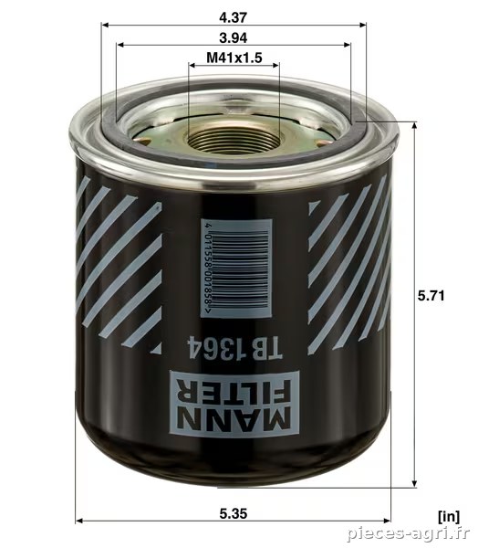 Sécheur d’air pour système de freinage pneumatique vue 5