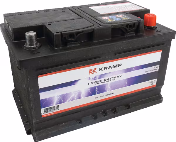 Batterie 12V 72Ah 680A Kramp · réf. 572409068KR